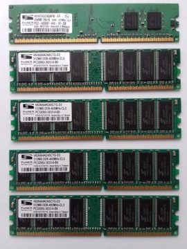 PAMIĘĆ RAM4x512MB DDR-400MHz-CL3 PC3200U-3033-0-B0