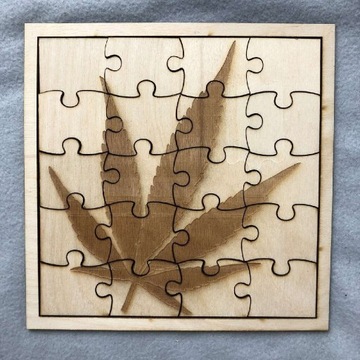 Drewniane puzzle 