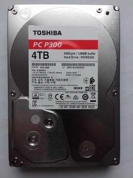 Dysk 4TB Toshiba HDWD240 SATA III
