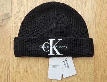 Calvin Klein Jeans Czapka Monogram Beanie Unisex