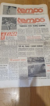 Gazety TEMPO z 1987 i 1988 roku