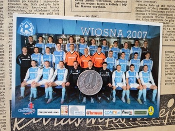 Karta Ruch Chorzów 2007 piłka nożna drużyna 