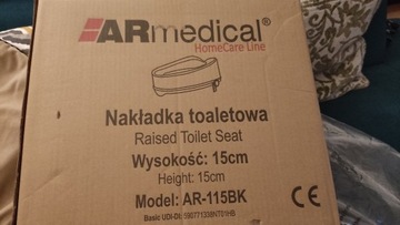 Nakładka toaletowa wysokość 15 cm