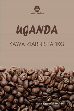 Kawa ziarnista 1kg 100% arabika UGANDA