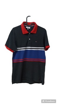 Koszulka męska polo w paski Tommy Hilfiger 