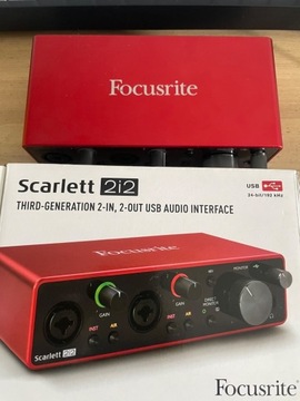 Focusrite Scarlett 2i2 3gen USB audio interface