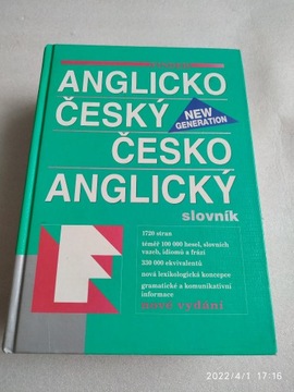 Słownik Angielsko - Czeski Nowe wydanie