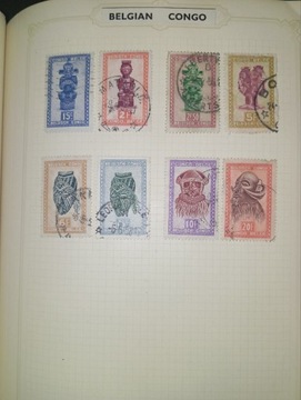 Znaczki pocztowe stare Belgia Congo