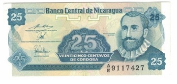 Nikaragua  25 Centavos 1991 r