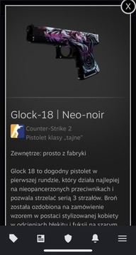 Skin CS2 Glock-18 | Neo-noir