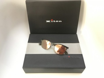 Kiton luksusowe okulary Tytan + box