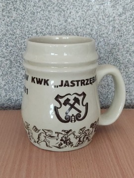 KWK Jastrzębie 1981 - kufel górniczy z Barbórki 