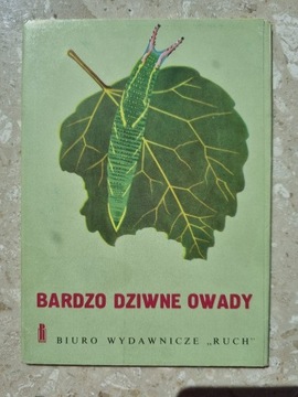 "BARDZO DZIWNE OWADY " - 9 poczt. w obwolucie 1964