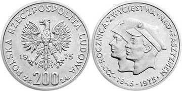  200 ZŁOTYCH XXX ROCZNICA ZWYCIĘSTWA NAD FASZYZMEM