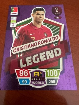 Ronaldo 25 Legend  Panini Qatar 2022 