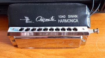 Harmonijka ustna - Chromatic Swan 1040 Harmonica.