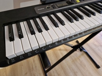 Keyboard CASIOTONE LK-S250 + STATYW + PEDAŁ