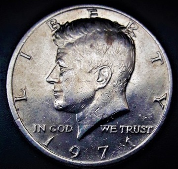 KENNEDY HALF  DOLLAR -1971--USA--BŁĘDY--PODWOJENIA