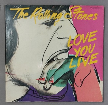 The Rolling Stones  Love You Live 2 Lp EX  1977r  