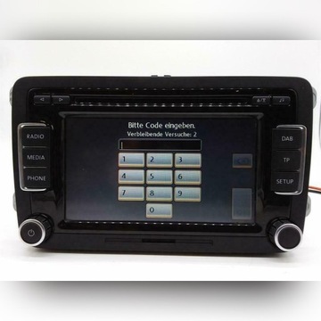 Radio CD Player VOLKSWAGEN GOLF MK6 2008 do 2013