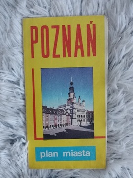 Poznań mapa plan 1981