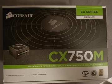 Zasilacz Corsair CX750M 750W Modularny