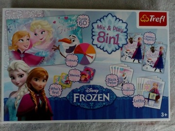 Puzzle gry Trefl Frozen Elsa Mix&Play 8w1
