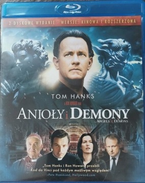 Anioły i Demony , Bluray, PL 2 płyty,2 wer dodatki