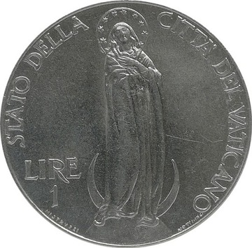 Watykan 1 lira 1941, KM#26a
