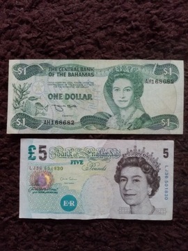 Zestaw banknotów - Elżbieta II