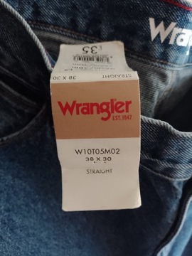 Oryginalne spodnie Wrangler Stranight Fit