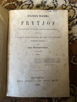 Frytjof Izajasza Tegnera 1861