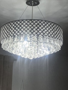 Lampa glamour kryształki kryształy  