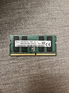 1 kość 16gb 2400 RAM do laptopa Hynix DDR4
