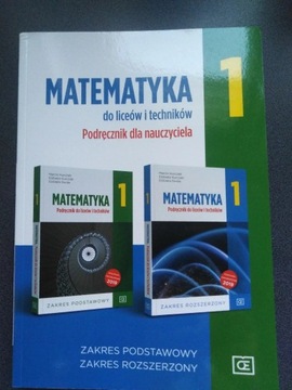 Matematyka 1 PAZDRO Podręcznik dla nauczyciela OE