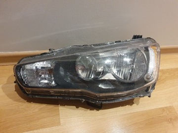 LAMPA LEWA LEWY PRZÓD MITSUBISHI LANCER X 07-15.