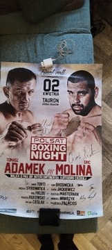 Plakat POLSAT BOXING NIGHT ADAMEK VS MOLINA 