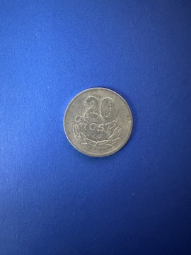 Moneta 20 gr 1970 rok