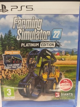 Farming  Simulator 22 ps5  platinum edition