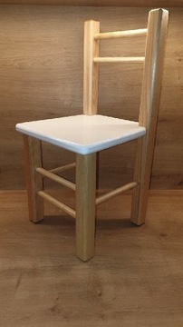 Krzesełko drewniane dla dziecka