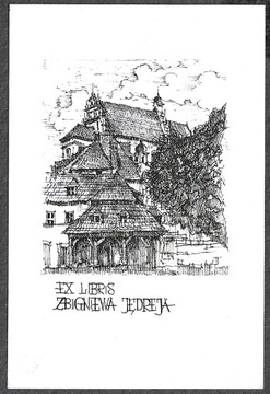 Ex libris Zbigniewa Jędreja, Kazimierz Dolny.