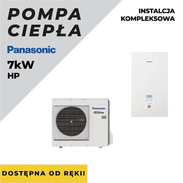 Pompa Ciepła Panasonic HP 7kw z montażem