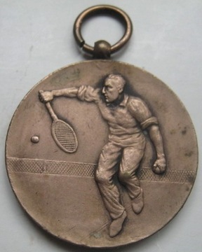 Medal Chrzanów dot. Fablok 1934 r Tenis gra pojed