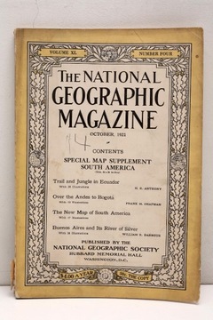 Ponad 100-letni NATIONAL GEOGRAPHIC Paźdz. 1921