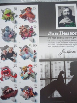 Mi. 3982-3992  15 rocznica śmierci Jim Henson