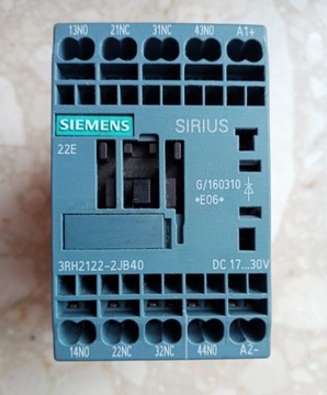 Siemens 3RH21222JB40 Stycznik 2NO, 2NC, 24 V/DC