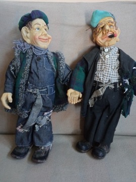 Dwie stare lalki kolekcjonerskie 50cm> z Danii
