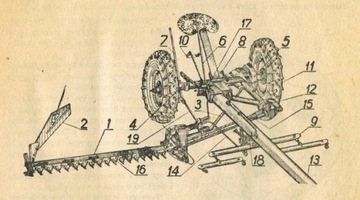 Kosiarka Mesko K-1001A  K1,4 koła żeliwne 