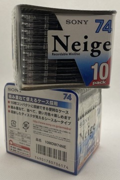Minidisc Sony Neige 74 10 szt. 