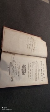 Książka Essai sur lorgine 1788